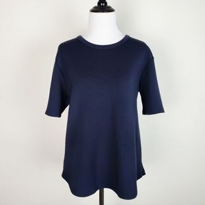 Chalmers Pajamas Top Shirt Black Short Sleeves Sleep Lounge